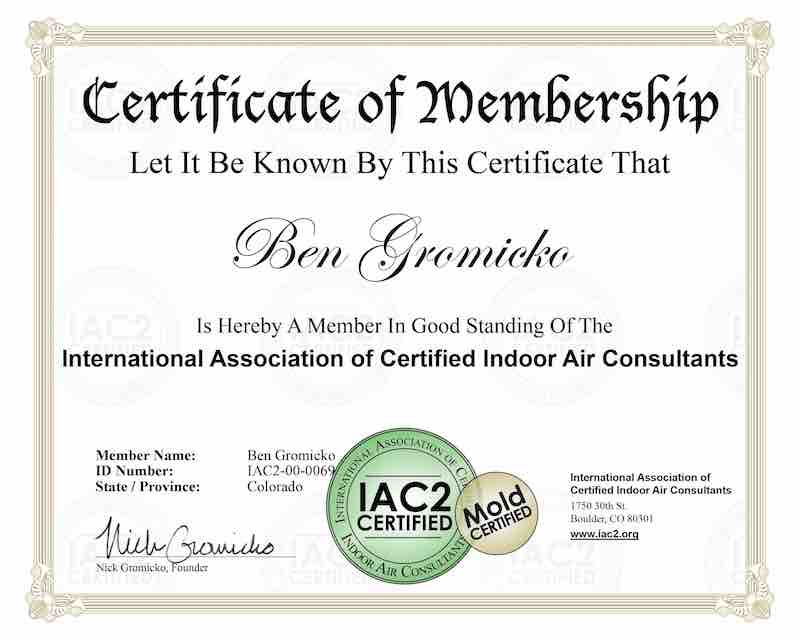 Download IAC2 Certificate