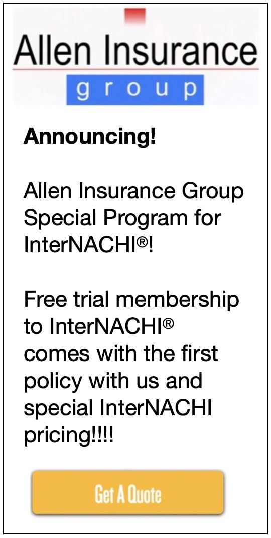Allen Insurance for Home Inspectors
