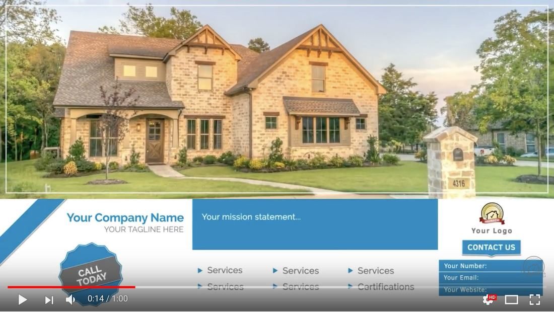 Customized Promotional Videos for Home inspectors