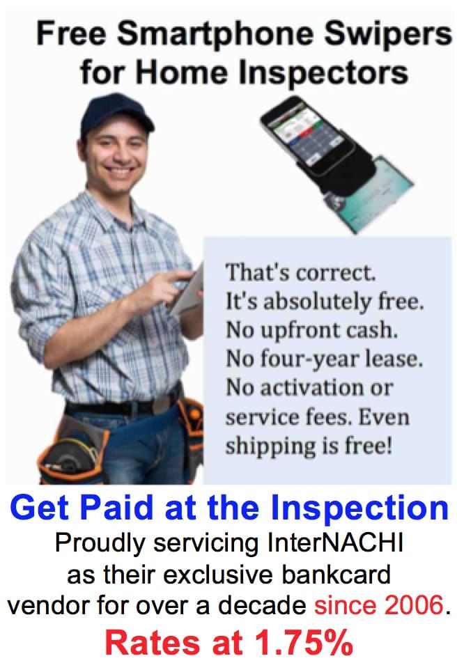 Free Smartphone Swipers for Home Inspectors