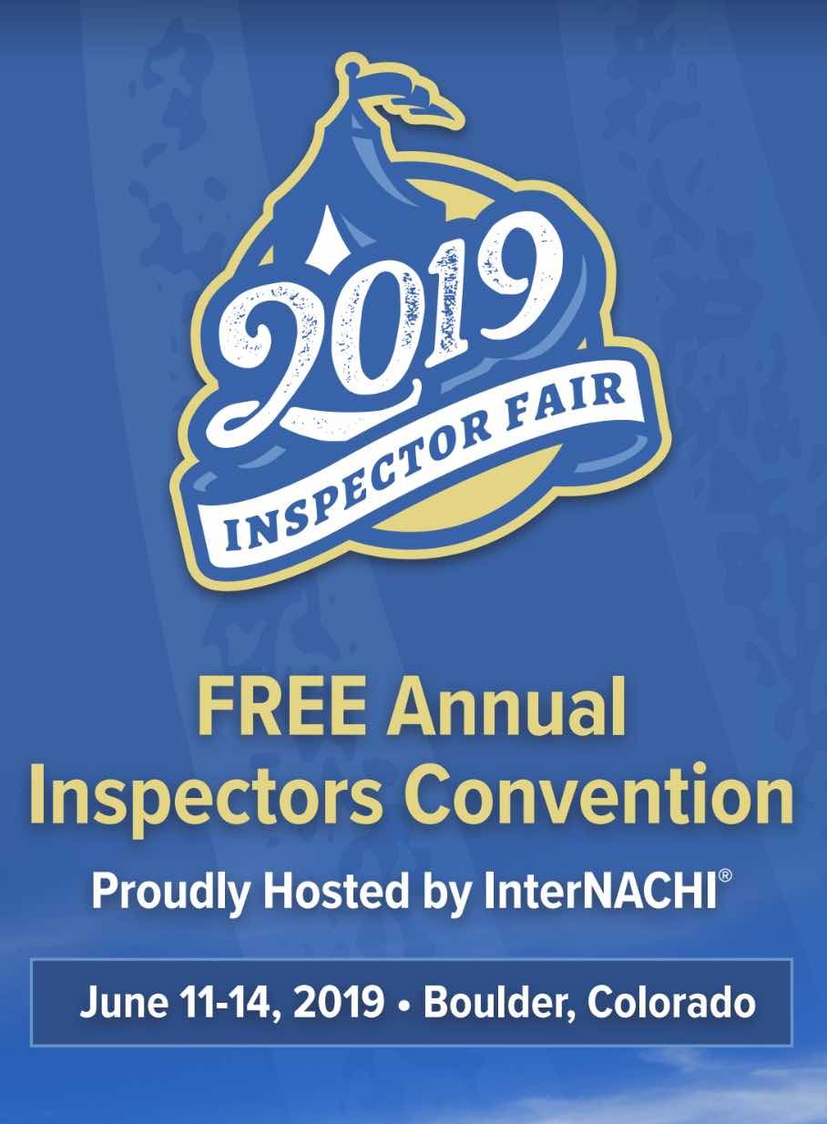 Click here to register for the free home inspector convention. 