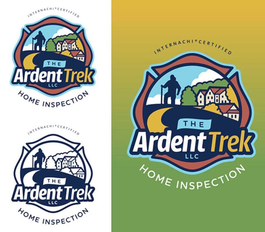 A newly designed logo for a home inspection business.