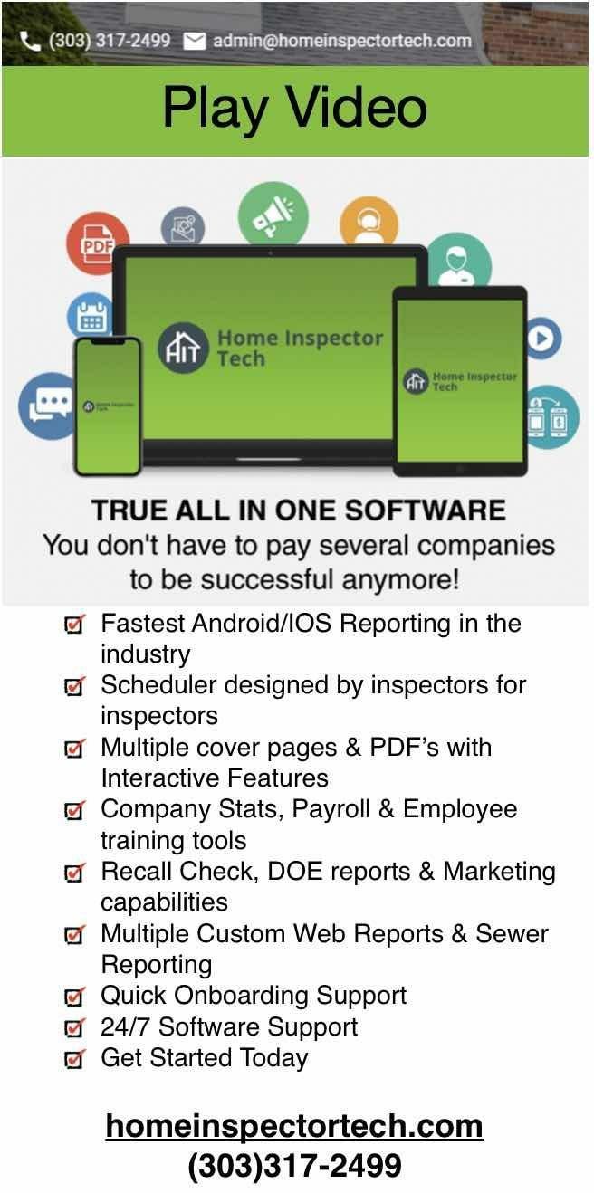 Click here for home inspector tech software. 
