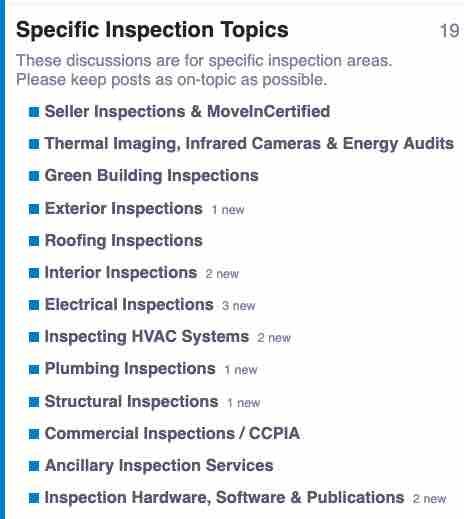 Click here for the new Inspection Community Forum. 