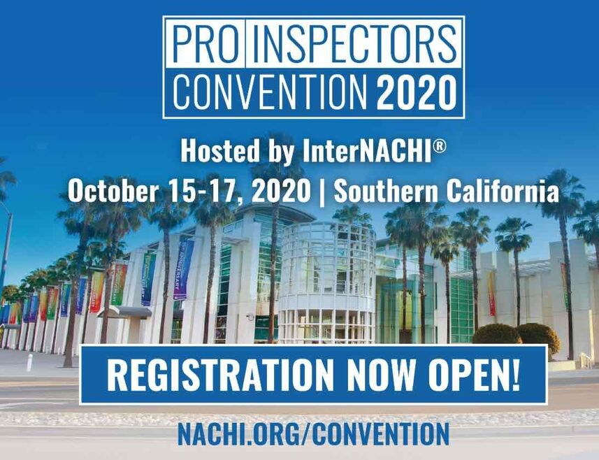 Register for InterNACHI's Home Inspector Convention 2020!