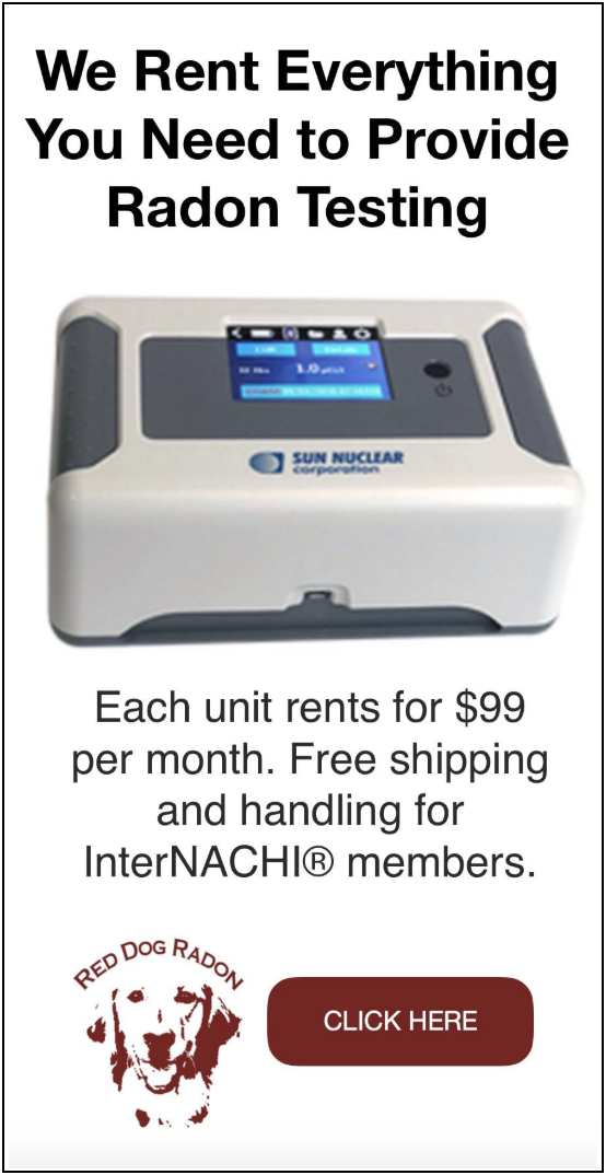 Click Here to Rent a Radon Tester